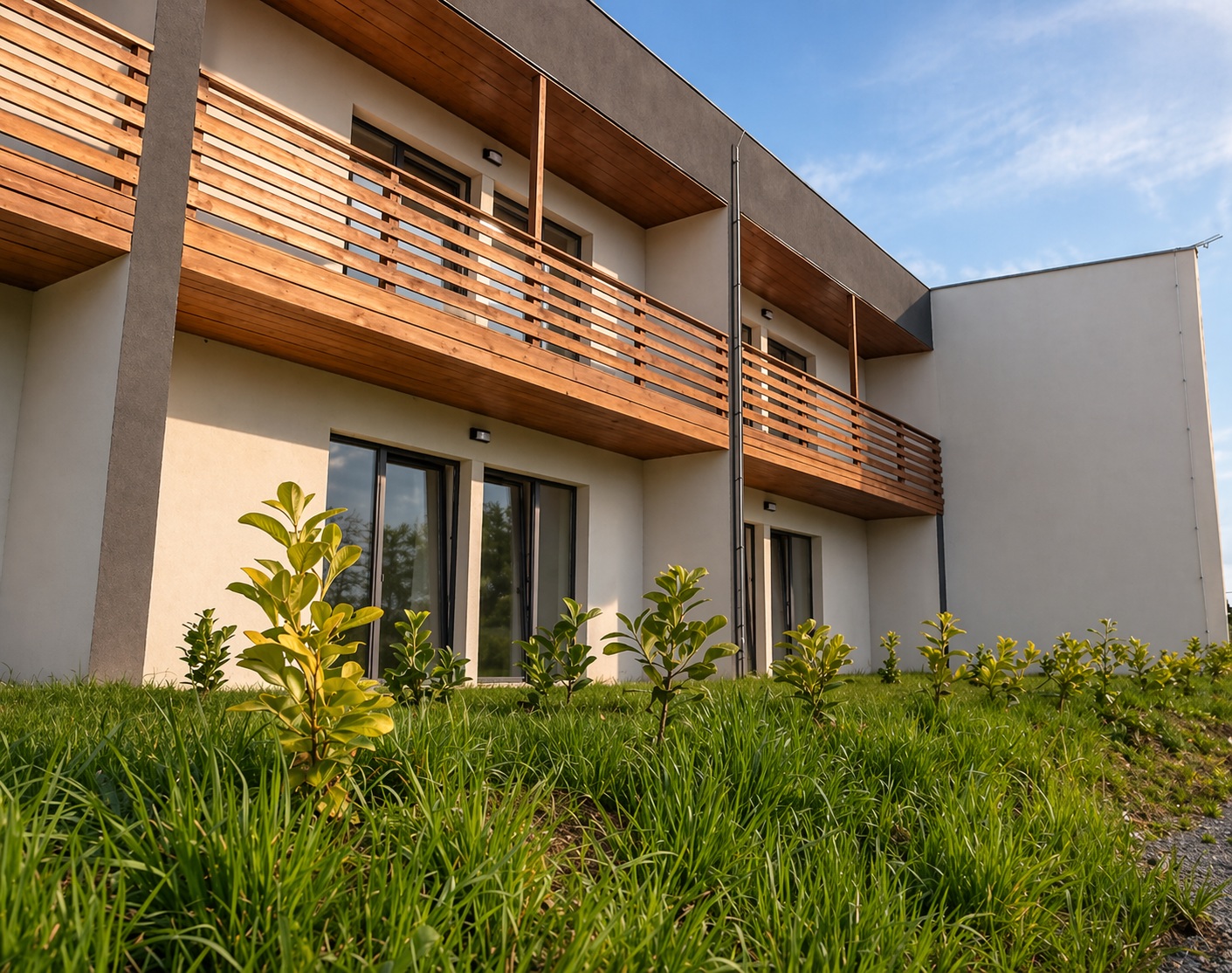 Chodba ve výstavbě