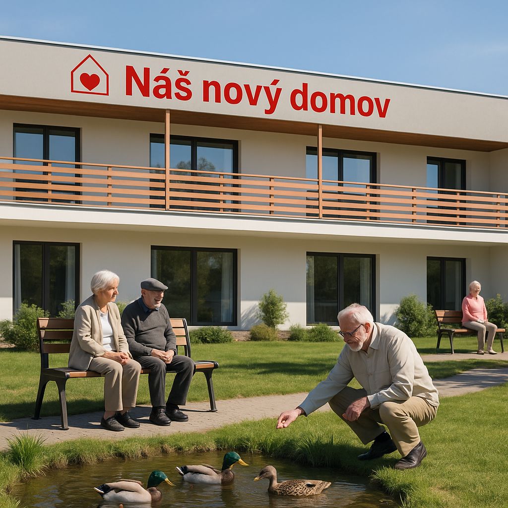 Exteriér resortu Náš nový domov